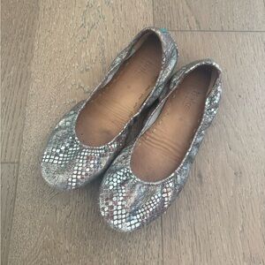 Tieks Multicolor Snakeskin Flats